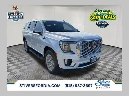 White Frost Tricoat 2024 GMC Yukon Denali