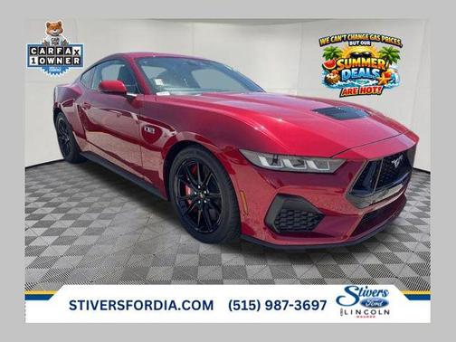 Rapid Red Metallic Tinted Clearcoat 2024 Ford Mustang GT Premium