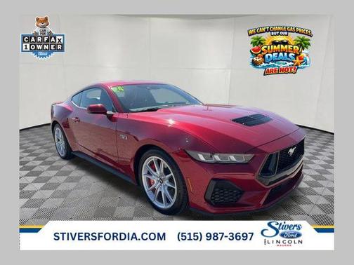 Rapid Red Metallic Tinted Clearcoat 2024 Ford Mustang GT Premium