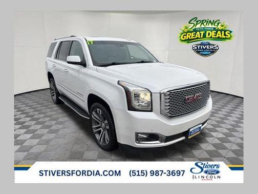 White Frost Tricoat 2017 GMC Yukon Denali