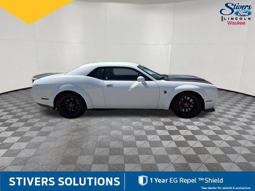 White Knuckle Clearcoat 2023 Dodge Challenger SRT Hellcat