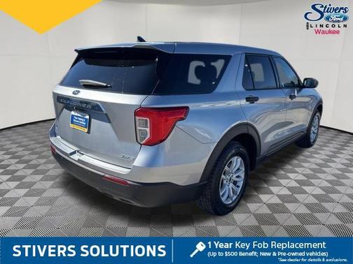 Iconic Silver Metallic 2021 Ford Explorer Base