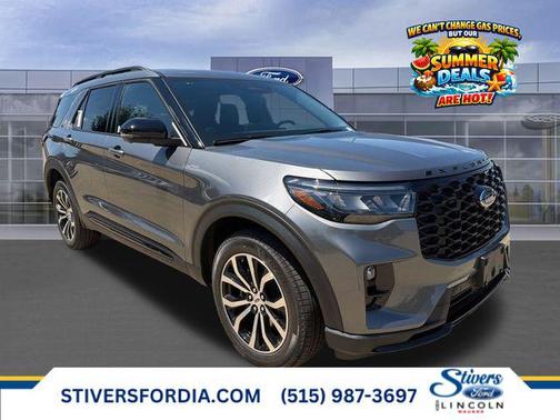 Carbonized Gray Metallic 2026 Ford Explorer ST-Line