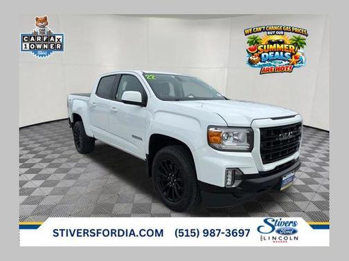 Summit White 2022 GMC Canyon Elevation