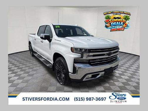 Summit White 2020 Chevrolet Silverado 1500 LTZ