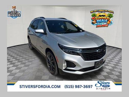 Silver Ice Metallic 2022 Chevrolet Equinox AWD RS