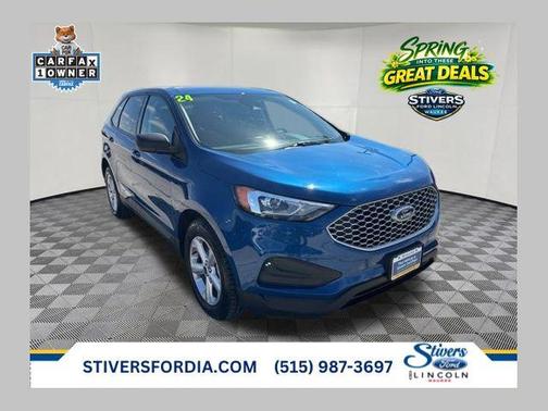 Atlas Blue Metallic 2024 Ford Edge SE