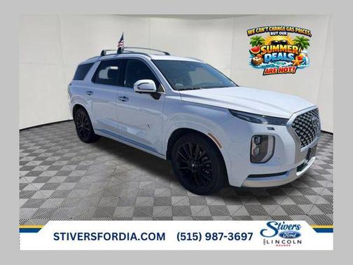 Hyper White 2021 Hyundai PALISADE Calligraphy