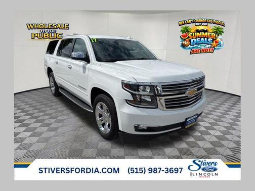 Summit White 2017 Chevrolet Suburban Premier