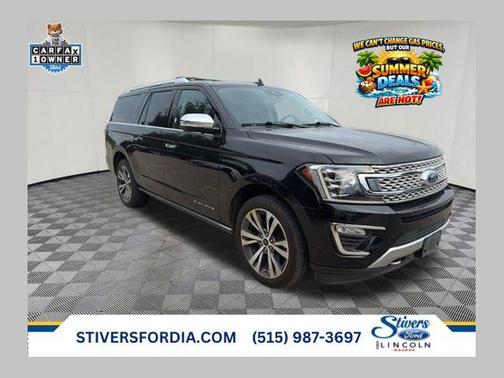 Agate Black Metallic 2021 Ford Expedition Max Platinum