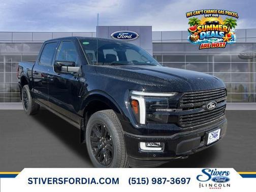 Agate Black Metallic 2025 Ford F-150 Platinum
