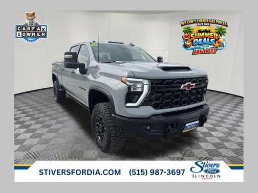 Slate Gray Metallic 2025 Chevrolet Silverado 2500 4WD Crew Cab Standard Bed ZR2