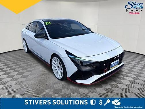 Lunar White 2023 Hyundai ELANTRA N Base
