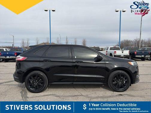 Agate Black Metallic 2024 Ford Edge ST Line