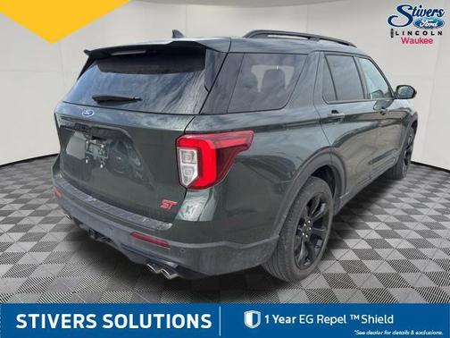 Forged Green Metallic 2024 Ford Explorer ST