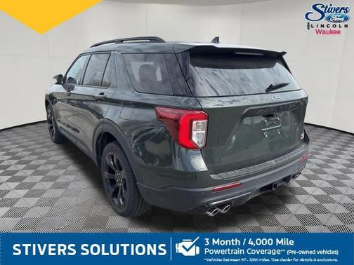 Forged Green Metallic 2024 Ford Explorer ST