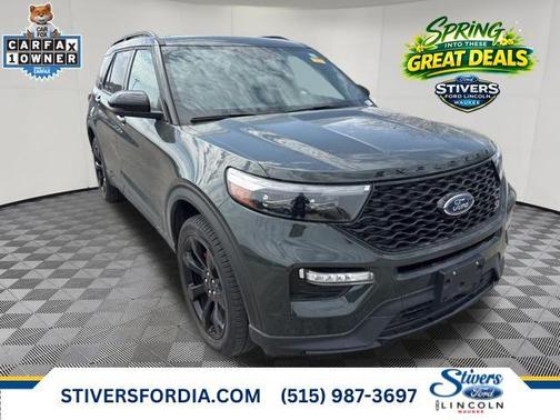 Forged Green Metallic 2024 Ford Explorer ST