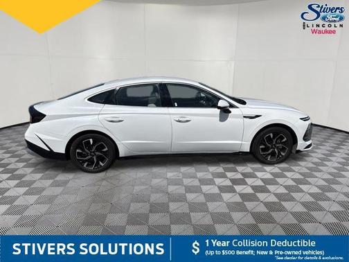 Serenity White 2024 Hyundai SONATA SEL