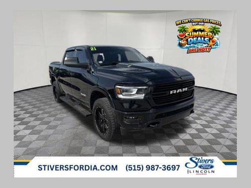 Diamond Black Crystal Pearlcoat 2021 RAM 1500 Laramie