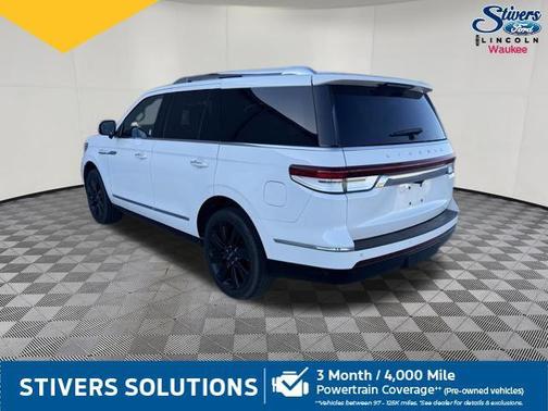 Pristine White Metallic Tri-Coat 2023 Lincoln Navigator Reserve