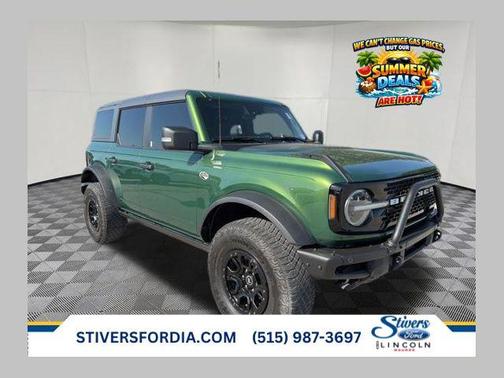 Eruption Green Metallic 2022 Ford Bronco Wildtrak