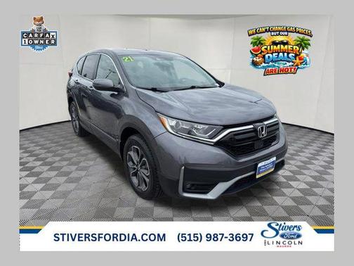 Gray 2021 Honda CR-V AWD EX