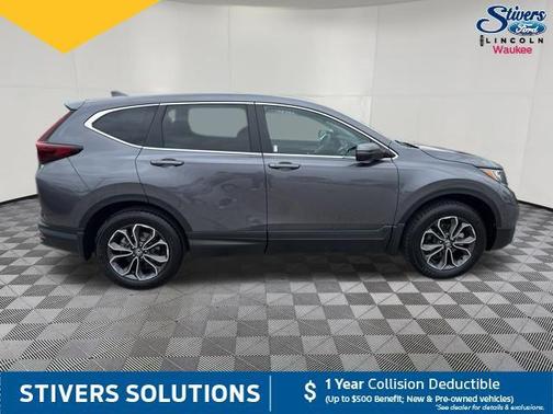 Gray 2021 Honda CR-V AWD EX