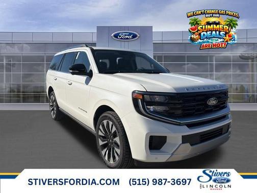 Star White Metallic Tri-Coat 2026 Ford Expedition Platinum