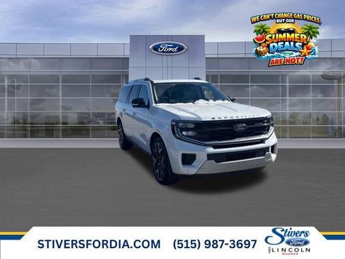 Star White Metallic Tri-Coat 2026 Ford Expedition Max Platinum