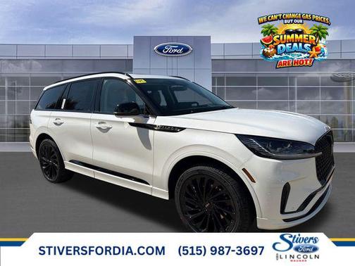 Pristine White Metallic Tri-Coat 2026 Lincoln Aviator Reserve AWD