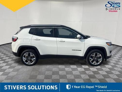 White Clearcoat 2020 Jeep Compass Limited