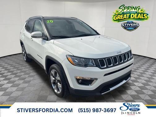 White Clearcoat 2020 Jeep Compass Limited