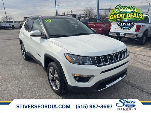 White Clearcoat 2020 Jeep Compass Limited