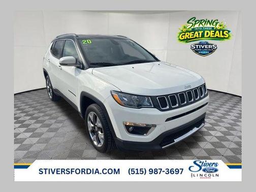 White Clearcoat 2020 Jeep Compass Limited