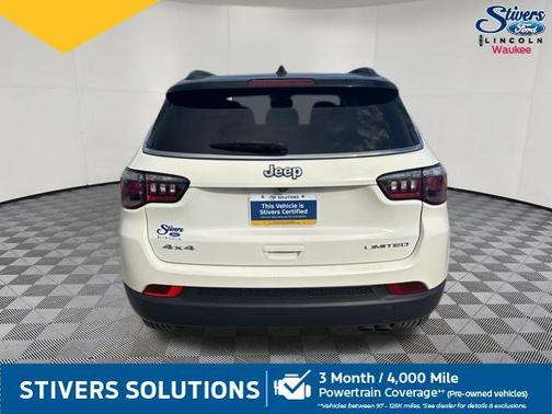 White Clearcoat 2020 Jeep Compass Limited