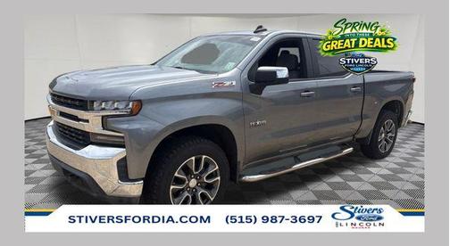 Satin Steel Metallic 2019 Chevrolet Silverado 1500 LT