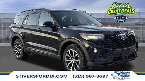 Agate Black Metallic 2026 Ford Explorer ST-Line