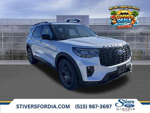 Space White Metallic 2026 Ford Explorer ST