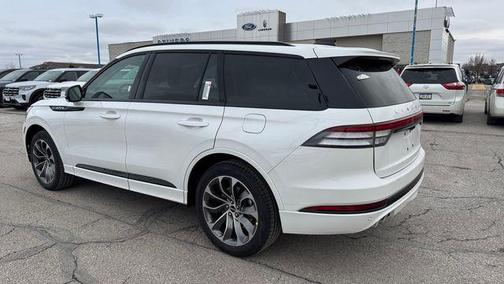 pristine white metallic tri-coat 2026 Lincoln Aviator Premiere