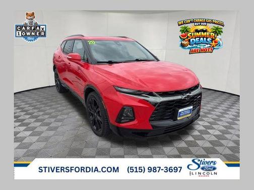 Red Hot 2020 Chevrolet Blazer RS