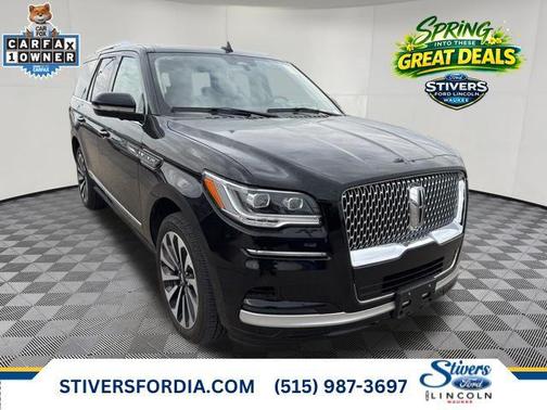 Infinite Black Metallic Clearcoat 2023 Lincoln Navigator Reserve