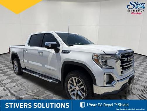 Summit White 2020 GMC Sierra 1500 SLT