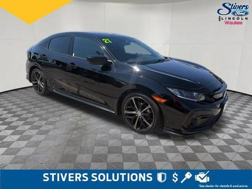 Crystal Black Pearl 2021 Honda Civic Sport