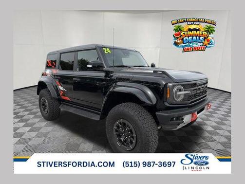 Shadow Black 2024 Ford Bronco Raptor