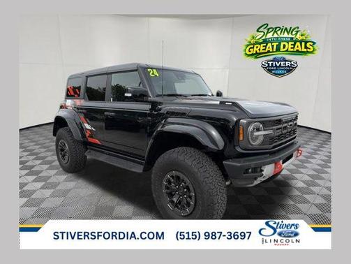 Shadow Black 2024 Ford Bronco Raptor
