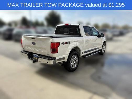 White Platinum Metallic Tri-Coat 2019 Ford F-150 Lariat
