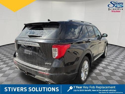 Agate Black Metallic 2021 Ford Explorer Limited