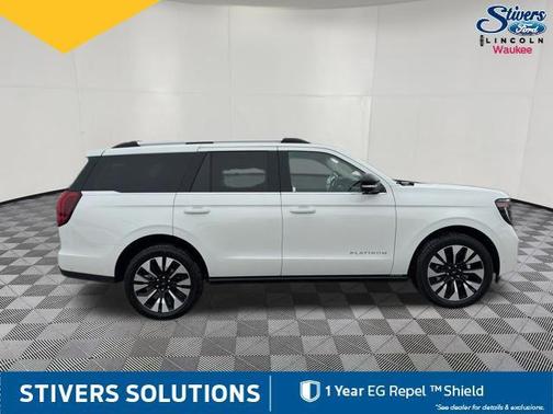 White Metallic 2025 Ford Expedition Platinum