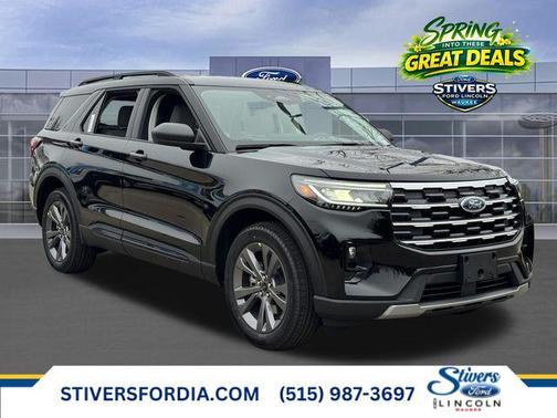 Agate Black Metallic 2026 Ford Explorer Active