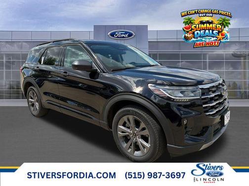 Agate Black Metallic 2026 Ford Explorer Active